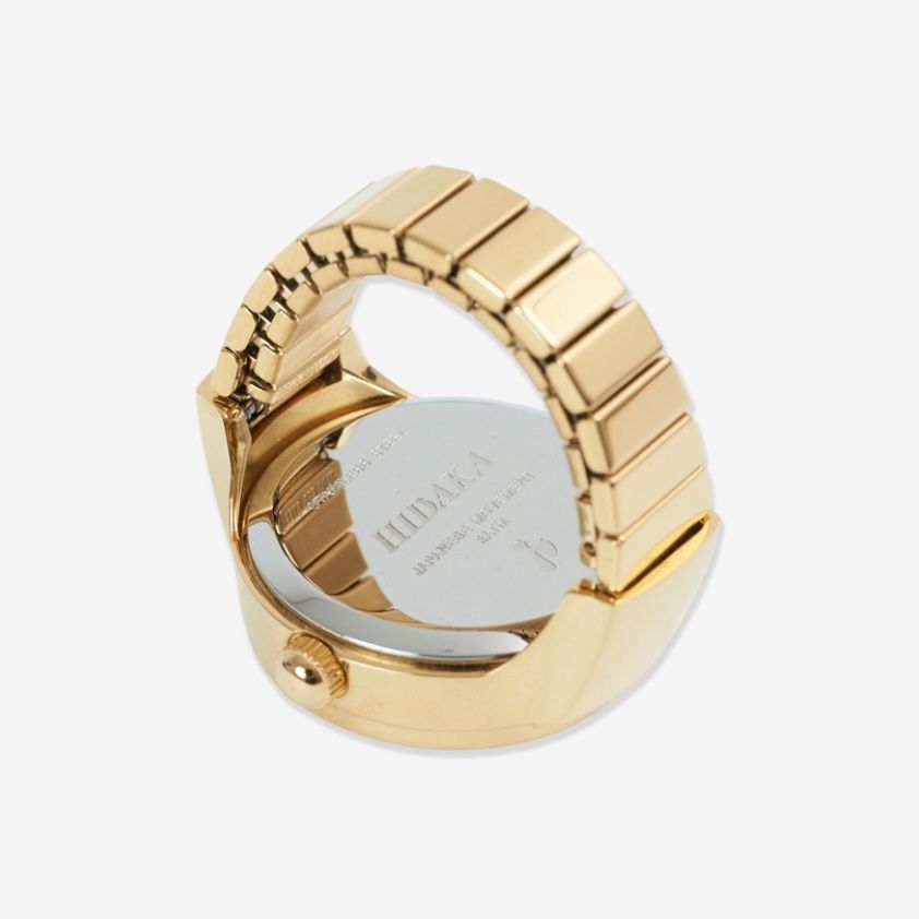 【残りわずか】Bullseye Ring Watch(GOLD×BLACK)