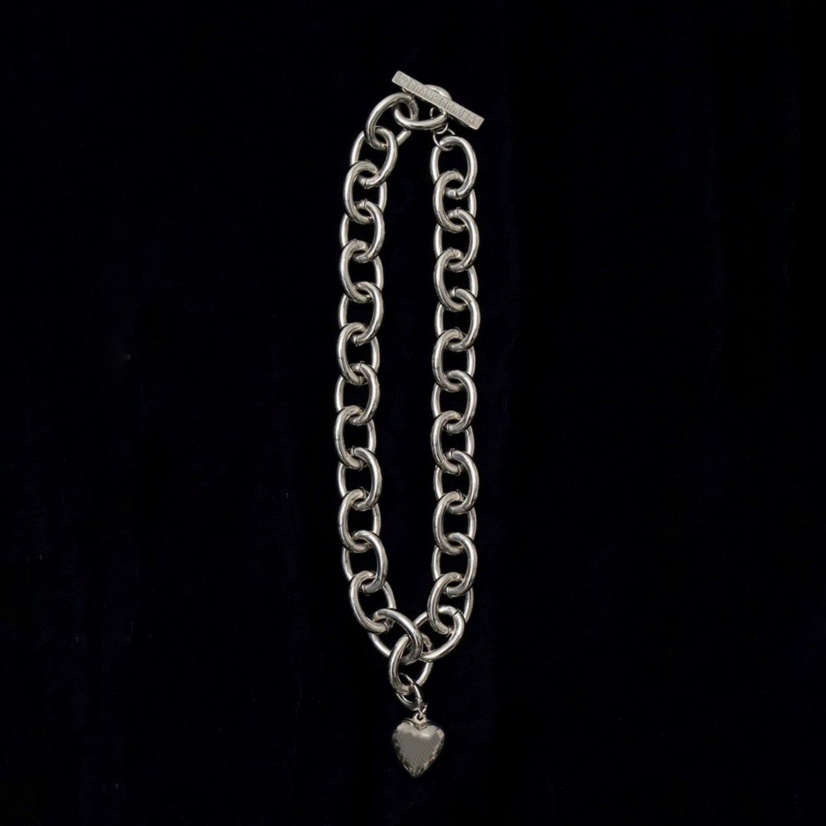 【再販売通知受付可能】Big Heart Chain Choker
