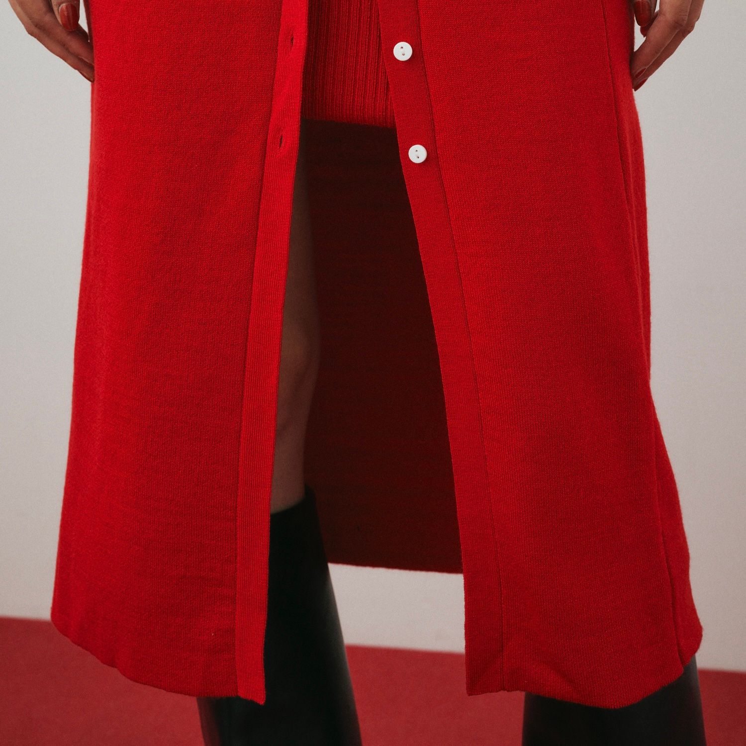 HeRIN.CYE - 【残り一点】Layered Knit Skirt | ACRMTSM ONLINE