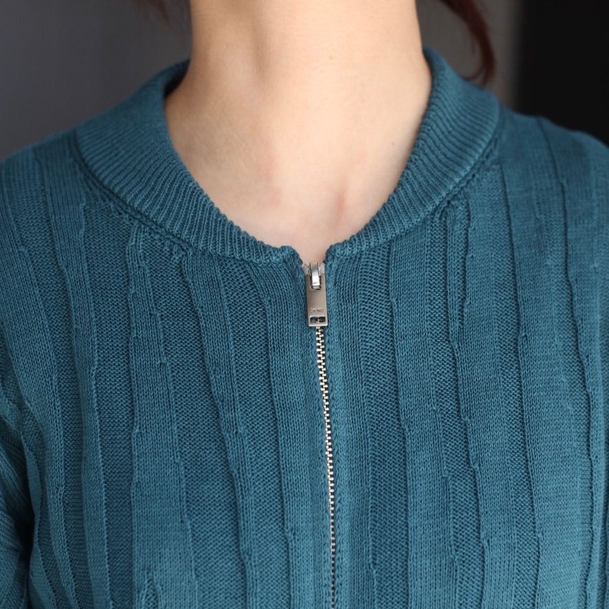 【残り一点】Random Rib Zip Knit Blouson