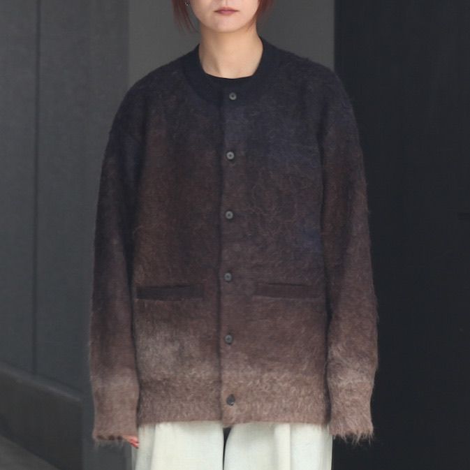 【残りわずか】Gradation Mohair Knit Cardigan