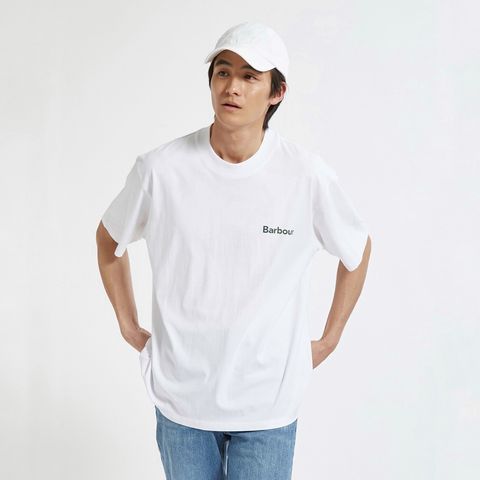 【残り一点】Barbour Crossby Archive Logo OS T-Shirt
