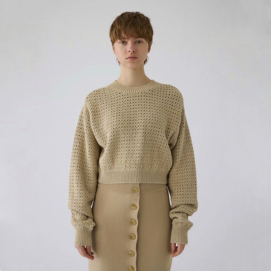 【残り一点】Cotton Short Knit