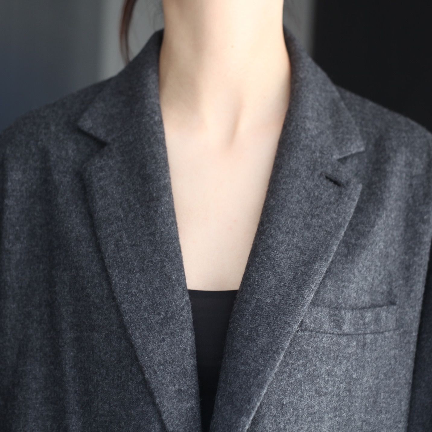 【残り一点】縮絨ウール2WayカラーJK