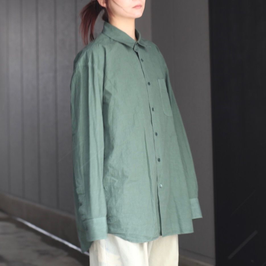 【残り一点】Regular Collar Shirt(MAX HIGH COUNT TYPEWRITER)