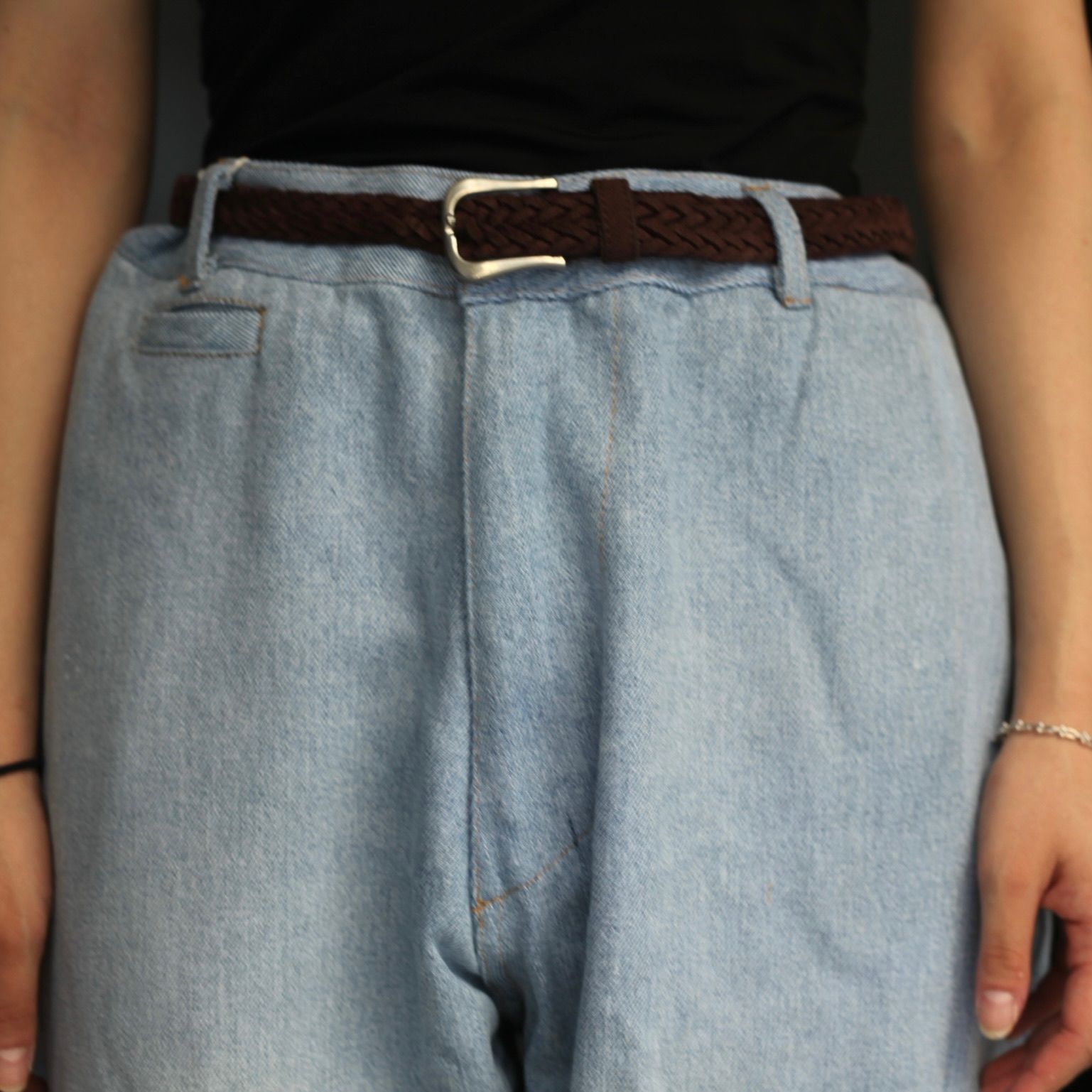 【残り一点】Reconstructed Super Baggy Slacks Denim_3(L)