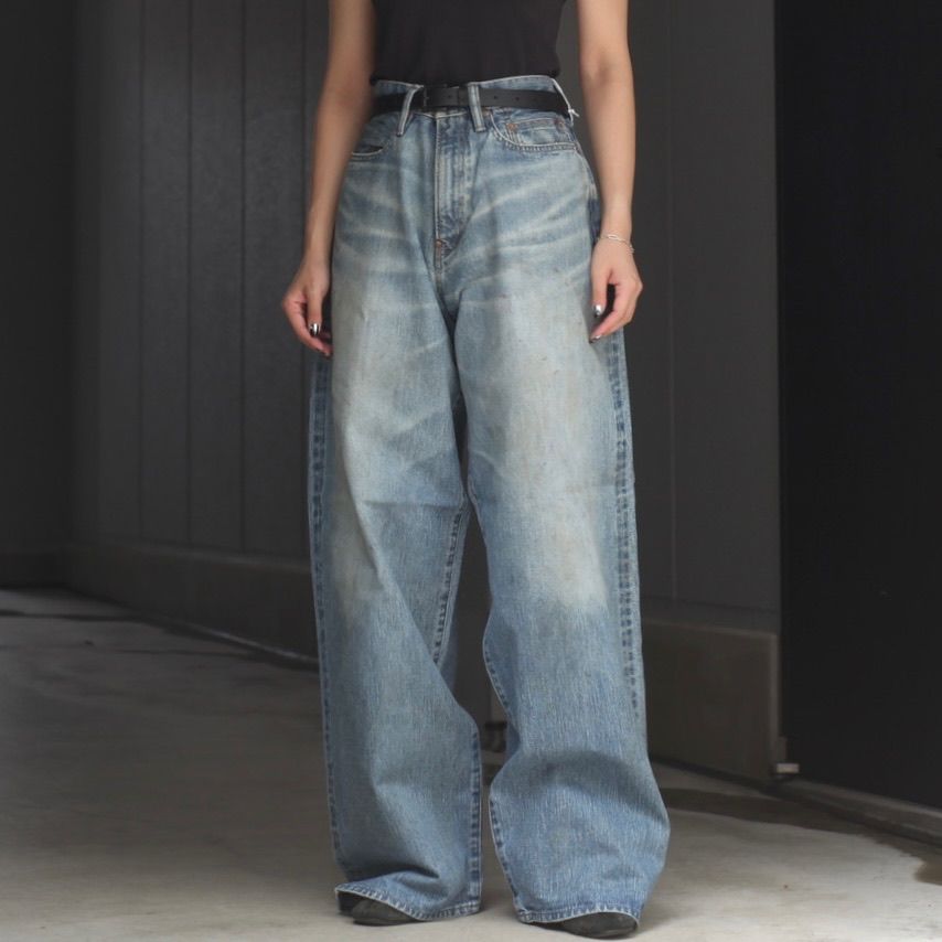 【残り一点】Faded Modern Denim Pants Wide Cut