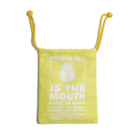 【残り一点】Big Drawstring Bag(YELLOW)
