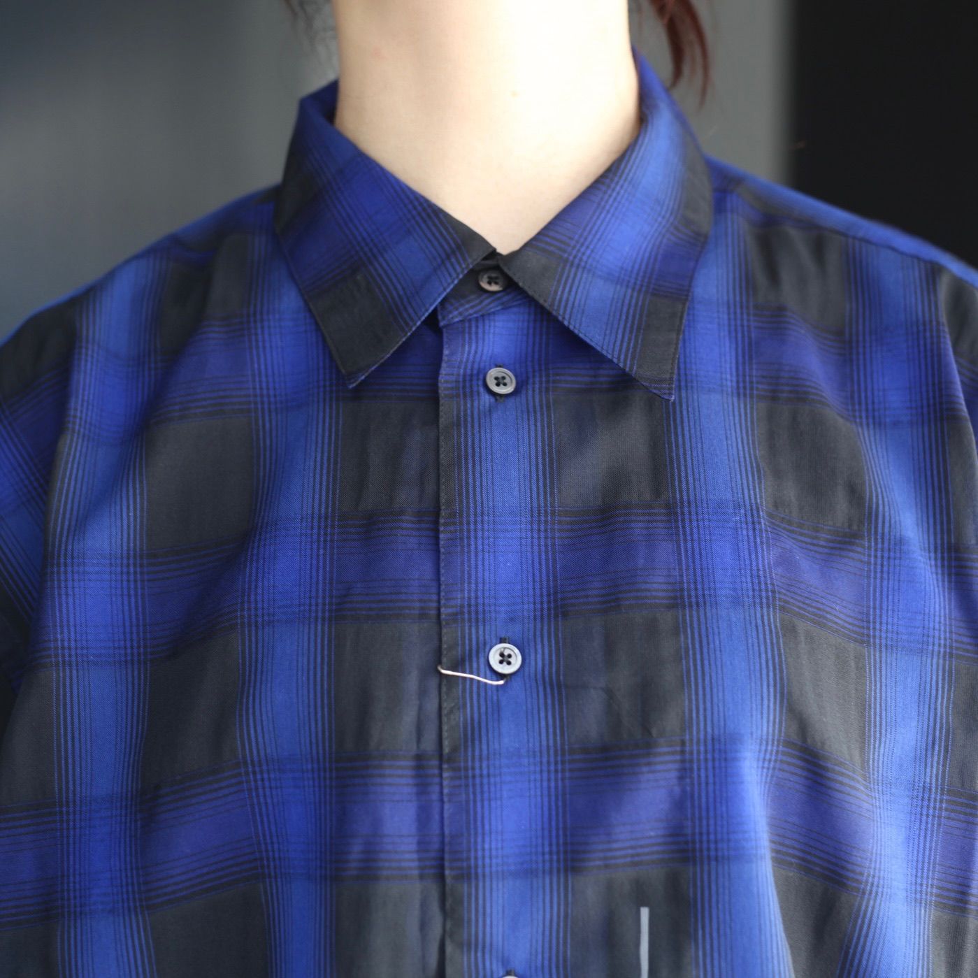 【残り一点】シズルチェックS/Sシャツ