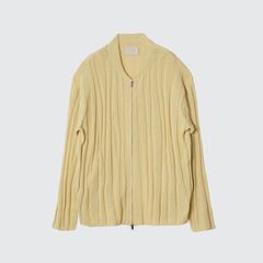 【残り一点】Random Rib Zip Knit Blouson