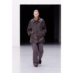 【残りわずか】Shearling Collar Leather Car Coat