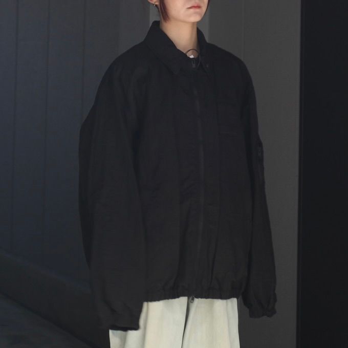 【残りわずか】Bio Washed Nylon Oversized Fight Jacket