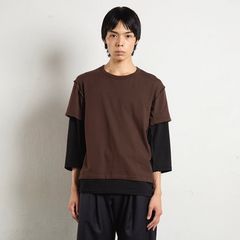 【残り一点】Double Layered 3/4 Sleeve T-Shirt