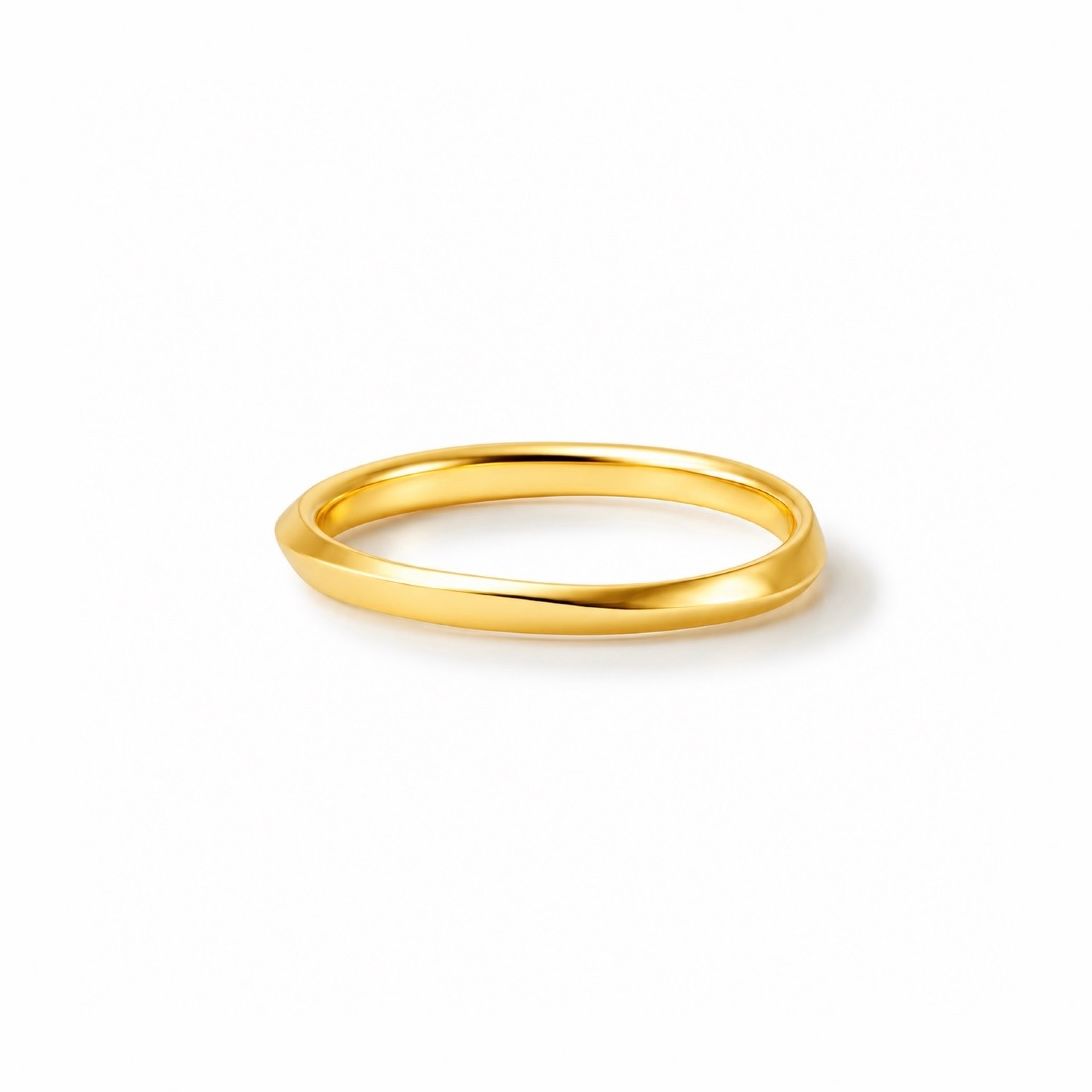 【お取り寄せ注文可能】Wave Ring S(K18 YELLOW GOLD)