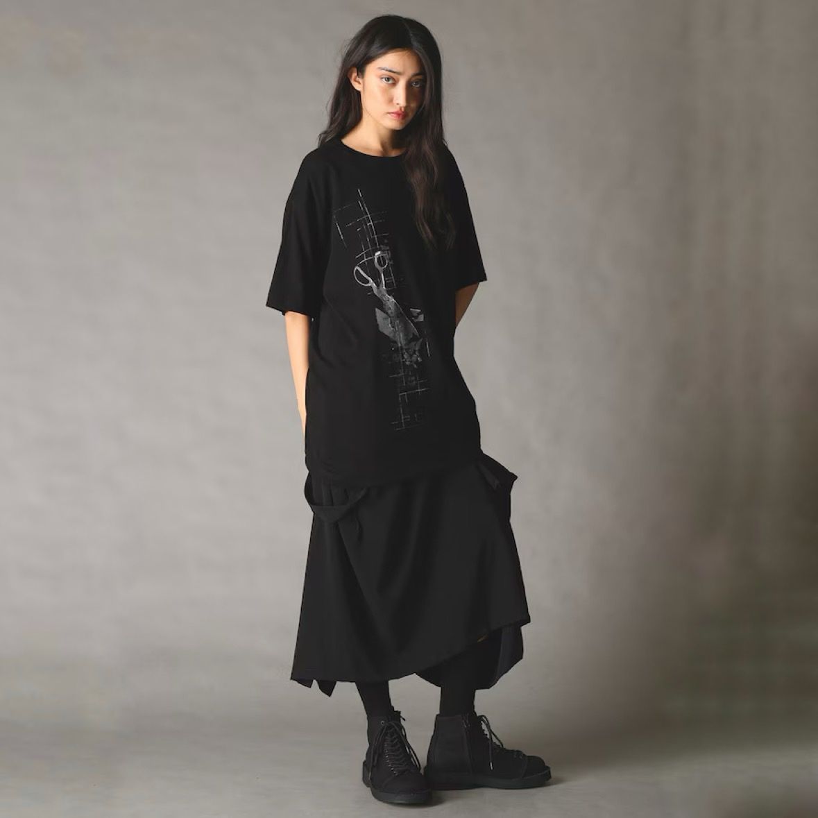 【残り一点】ハサミ柄カットソー