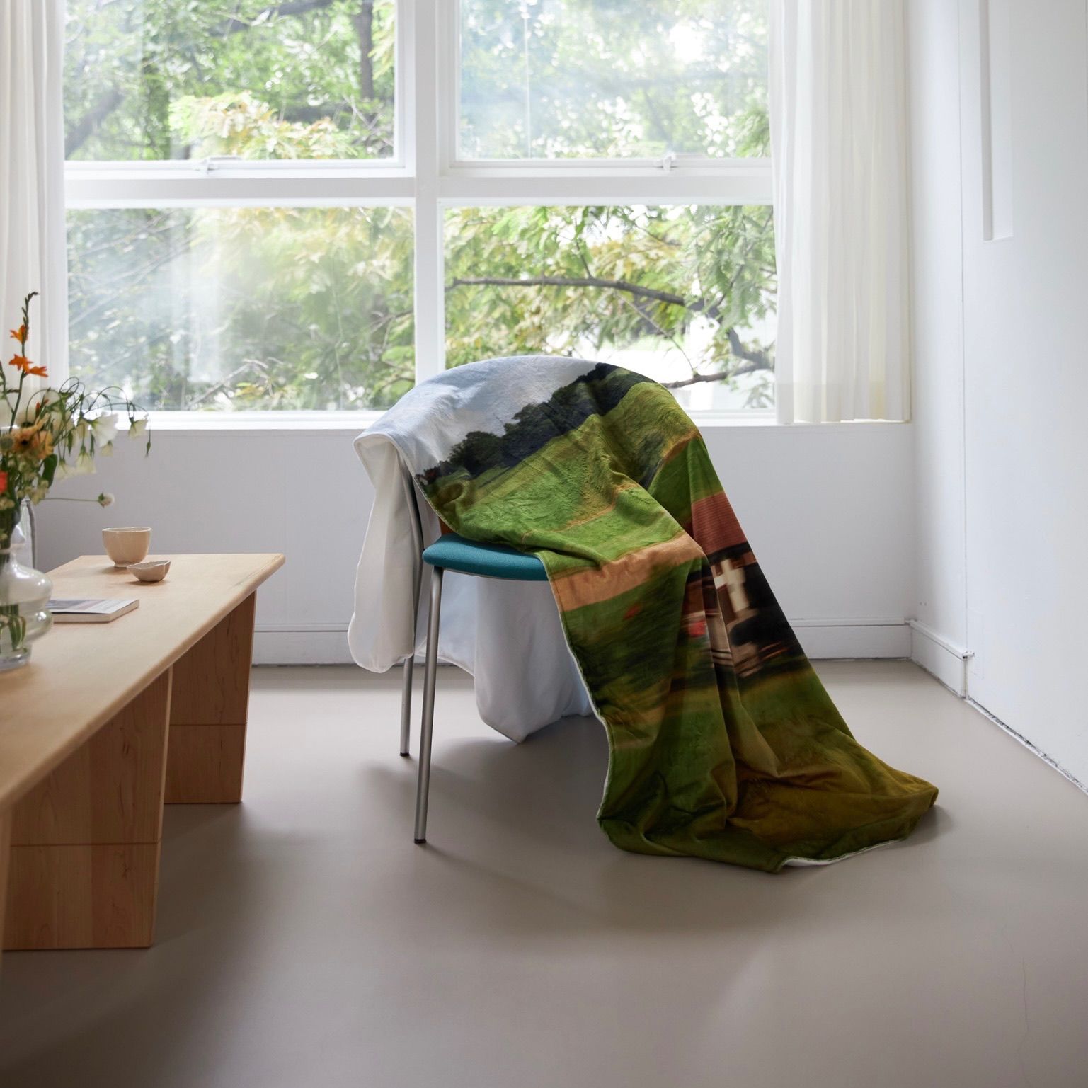 【残りわずか】Swiss Landscape Blanket L