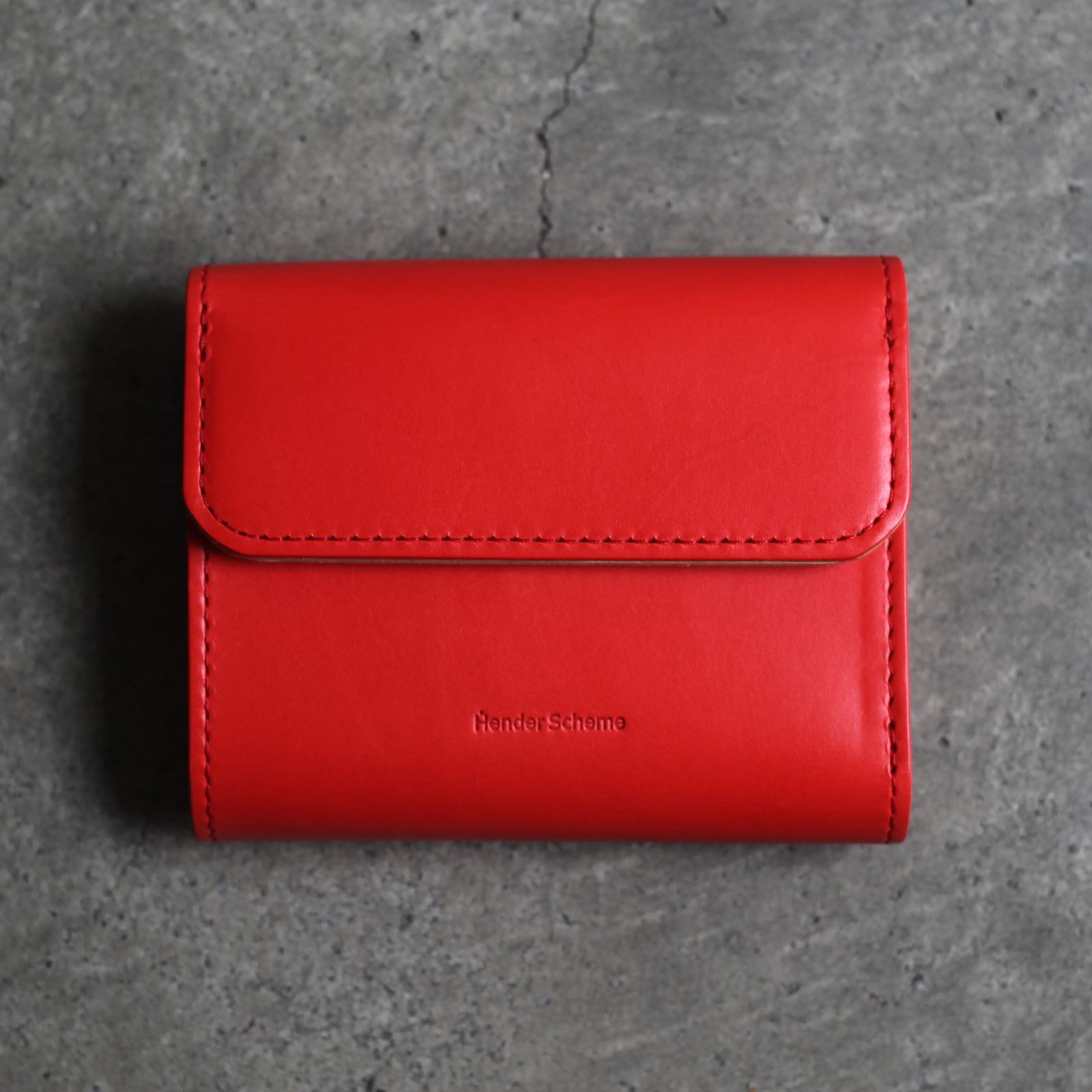 Hender Scheme - 【再販売通知受付可能】Bellows Wallet(RED