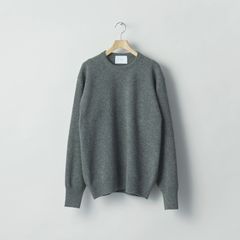 【残りわずか】Extra Fine Wool Knit Crew Neck LS