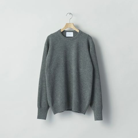 【残り一点】Extra Fine Wool Knit Crew Neck LS