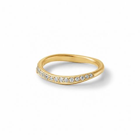 【お取り寄せ注文可能】Grace Ring W / Half Dia(K18 YELLOW GOLD)