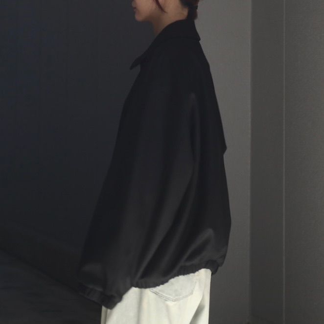 【残りわずか】Melton Oversized Zip Jacket