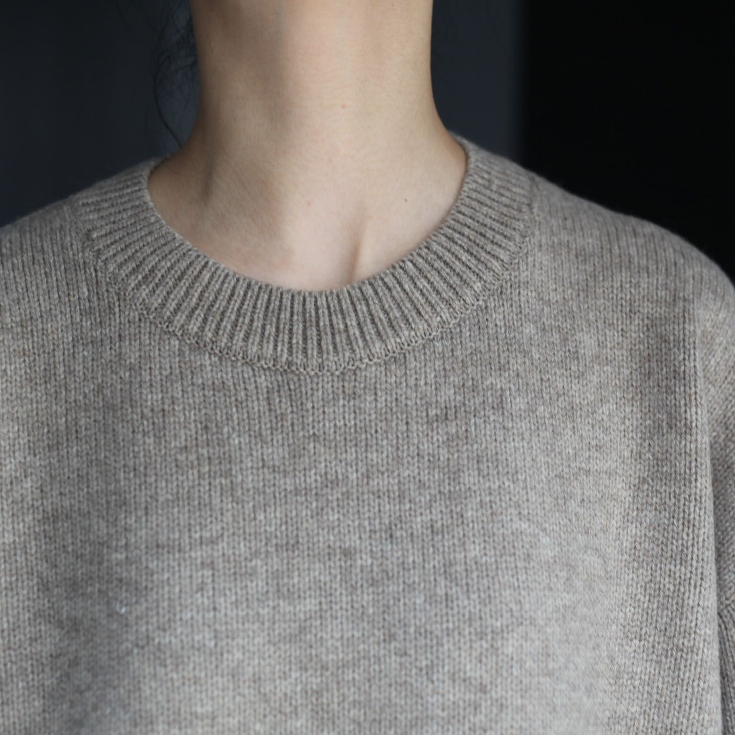 stein - 【残りわずか】EX Fine Lambs Crew Neck Knit LS | ACRMTSM