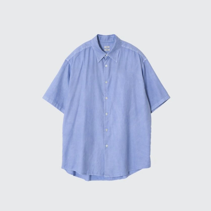【残り一点】Cotton Silk Garment-Dyed Loosed Shirt