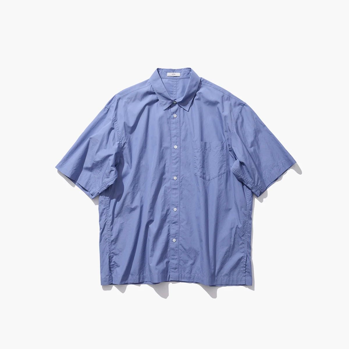 【残り一点】Suvin Broad Washed Half Sleeve Shirt