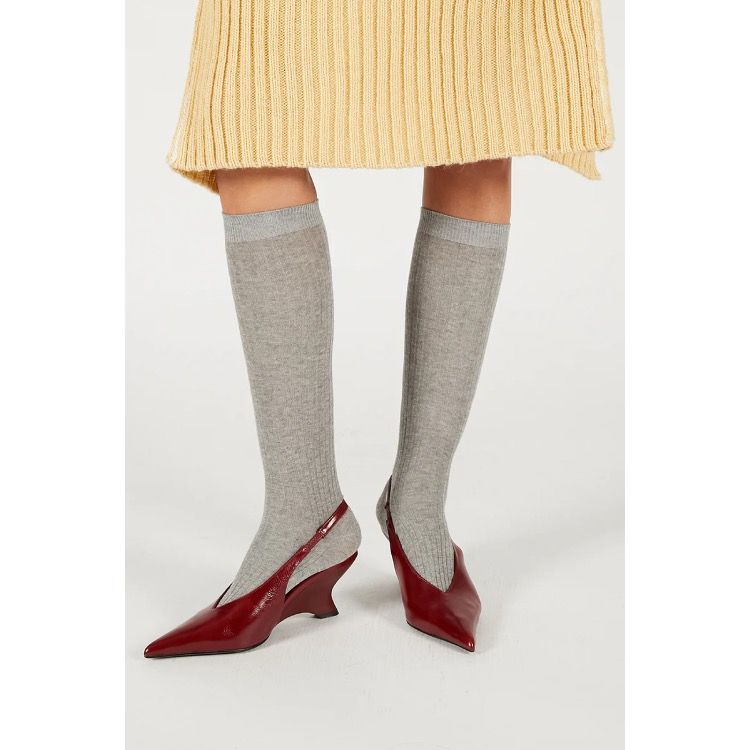 【残り一点】Sheer Rib Long Socks