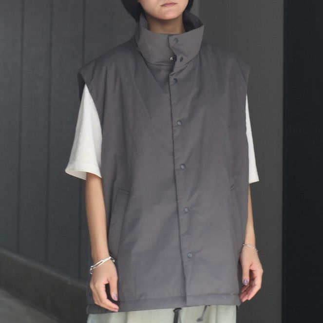 ATON - 【残り一点】Techno Cotton Padded Vest | ACRMTSM ONLINE STORE