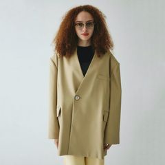【残り一点】No Collar Over Jacket