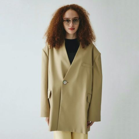 【残り一点】No Collar Over Jacket
