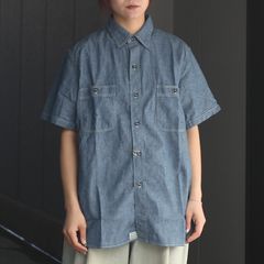 【残り一点】Short Sleeve Chambray Work Shirt