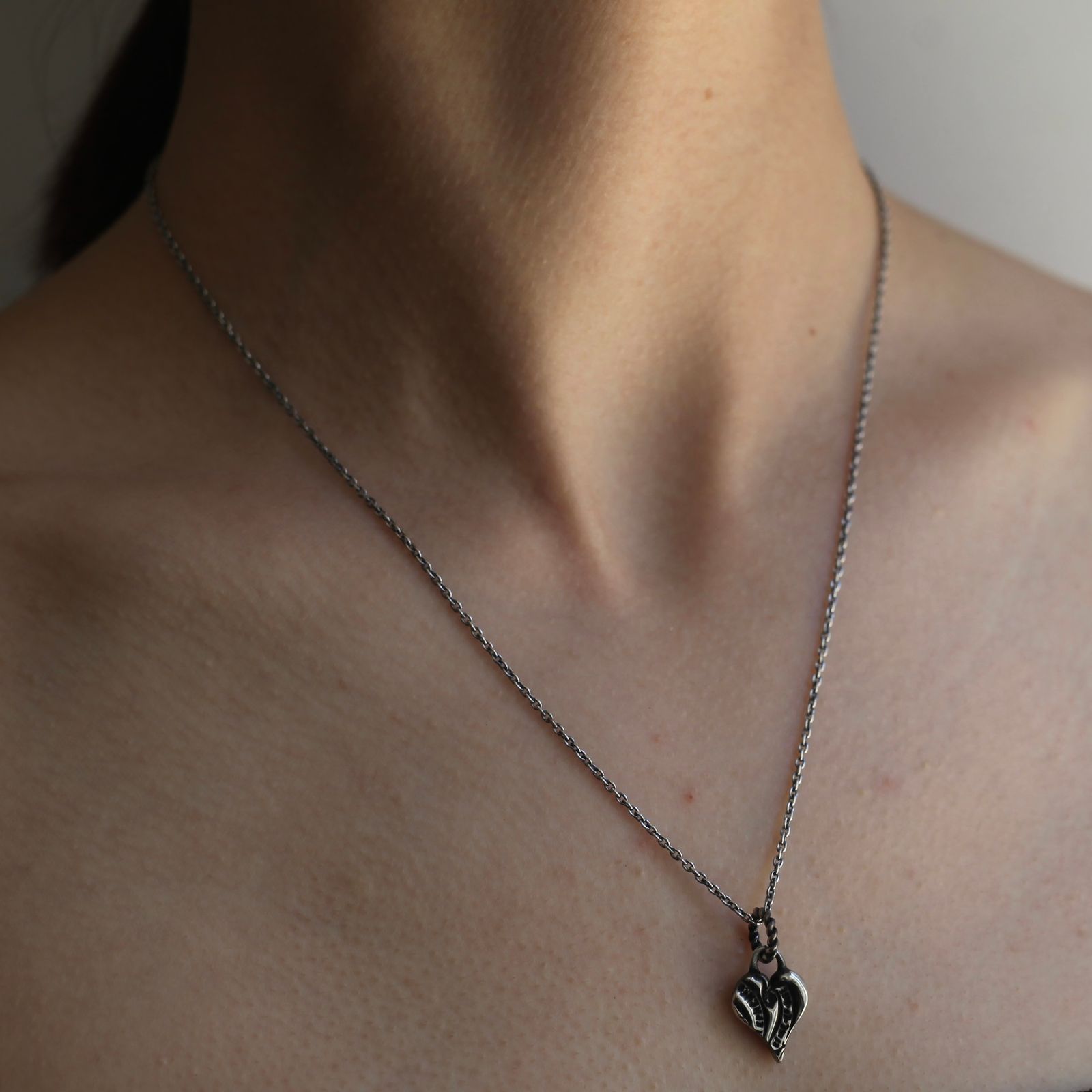 【残り一点】Stamp Heart Pendant(SILVER)
