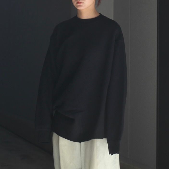 【残りわずか】Extra Fine Wool Knit Deformed LS
