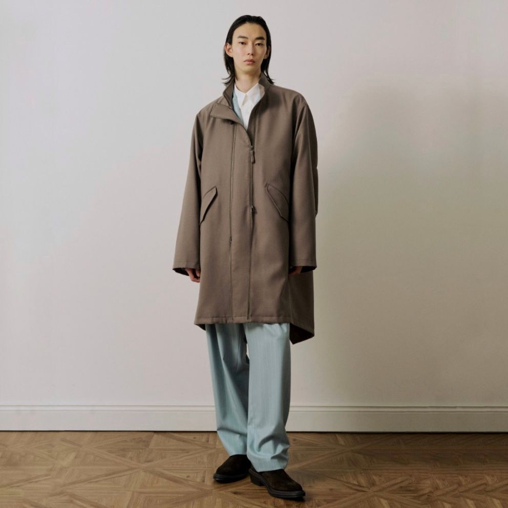 【残り一点】W Zip Fish Tail Field Coat