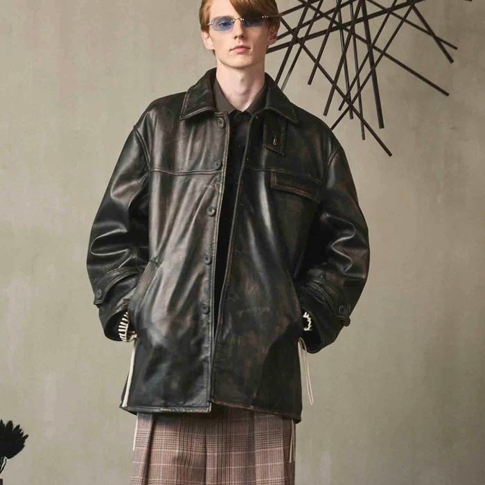 【残り一点】Sheep Leather Car Coat