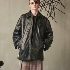 【残り一点】Sheep Leather Car Coat