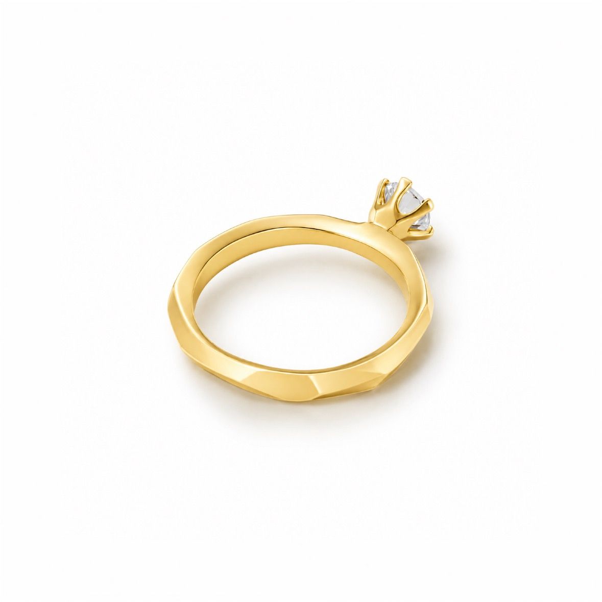 【お取り寄せ注文可能】Quon Round Ring(K18 YELLOW GOLD)