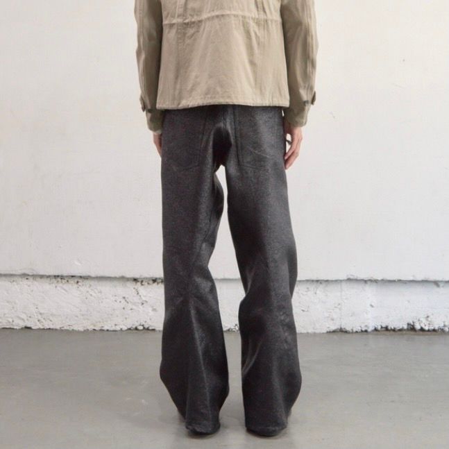 【残り一点】Glitter Twill 3D Twisted Wide Leg 5P Pants