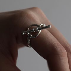 【残り一点】Oval T-Bar Chain Ring
