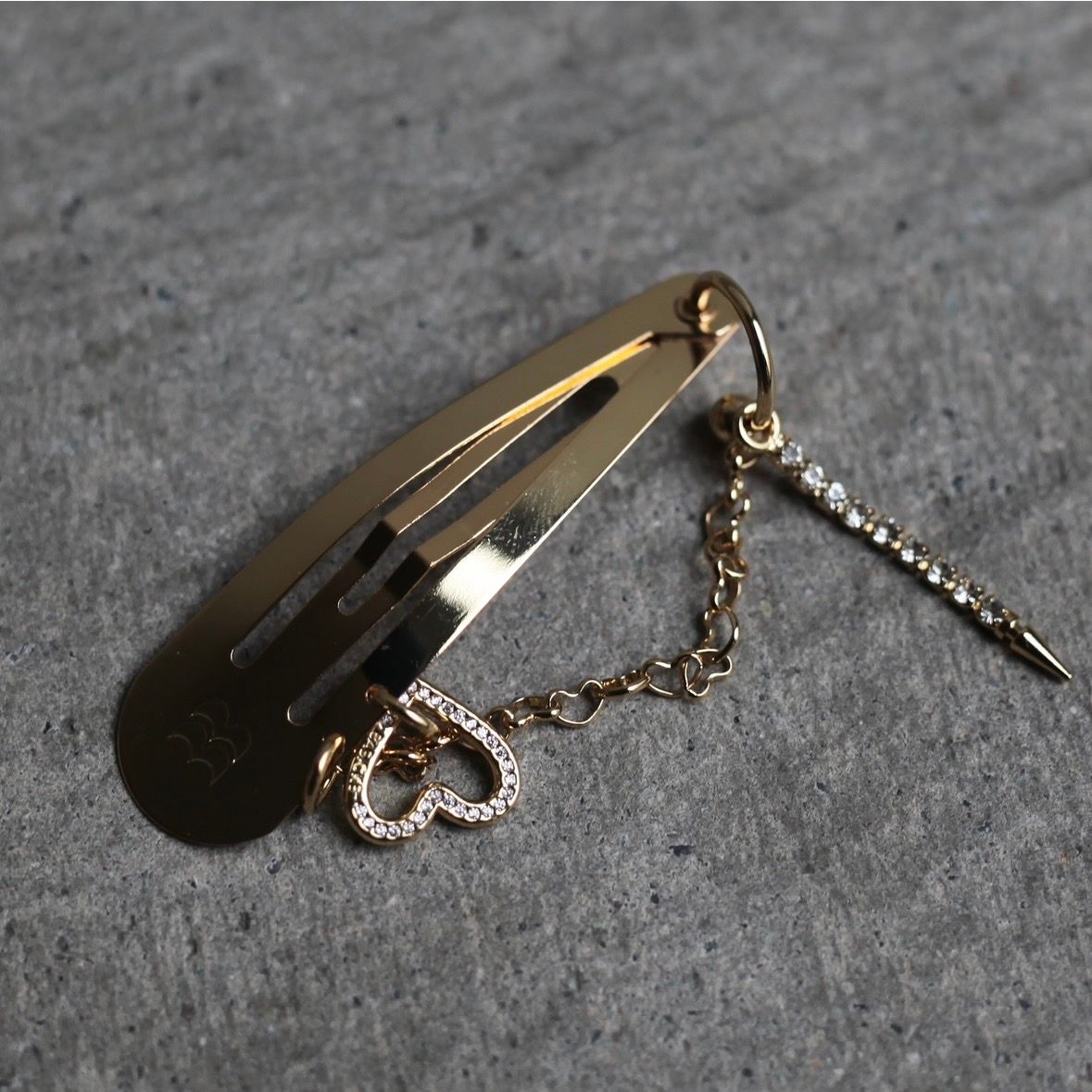 【残り一点】Oval Hair Clip(GOLD)