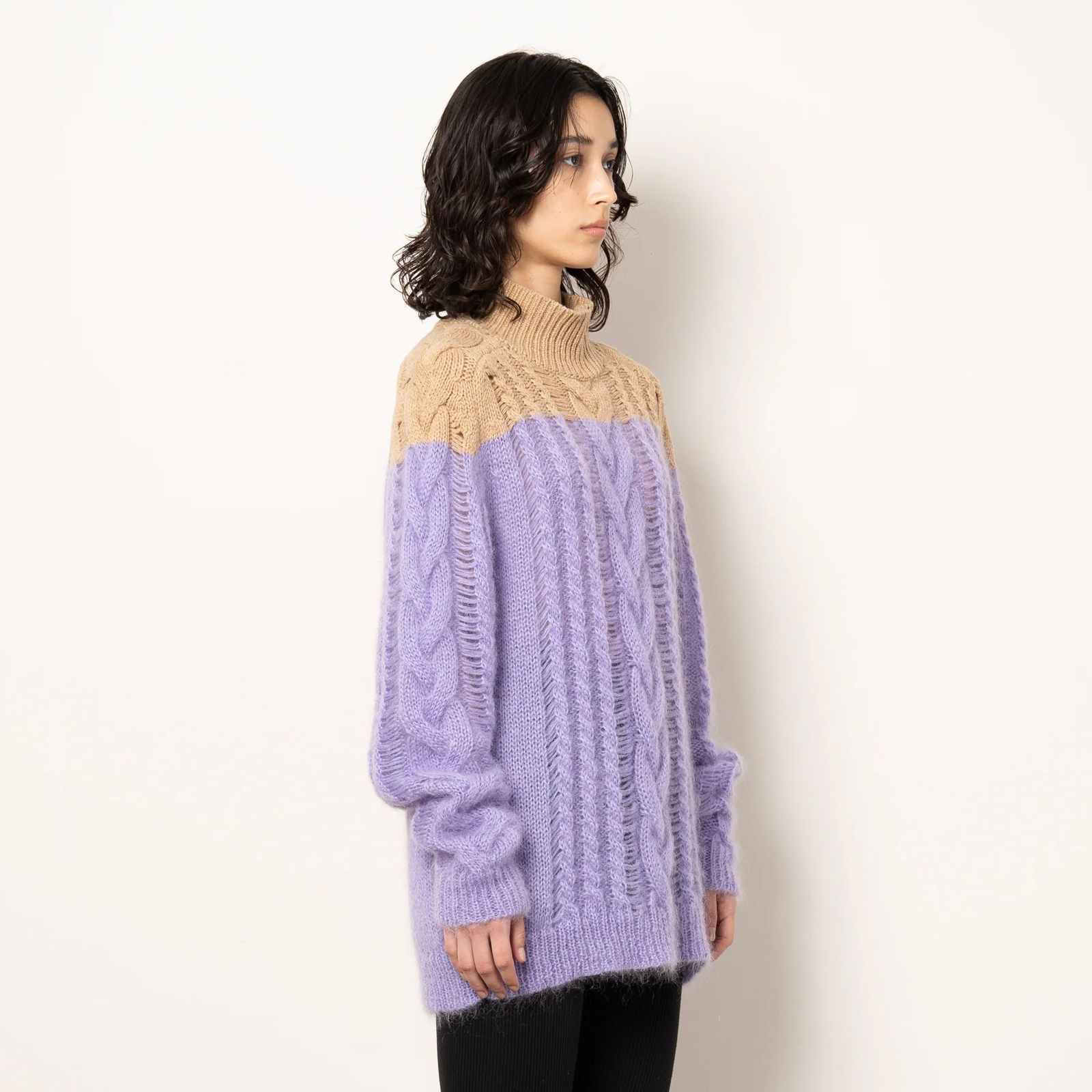 【残り一点】Mohair Cable Sweater