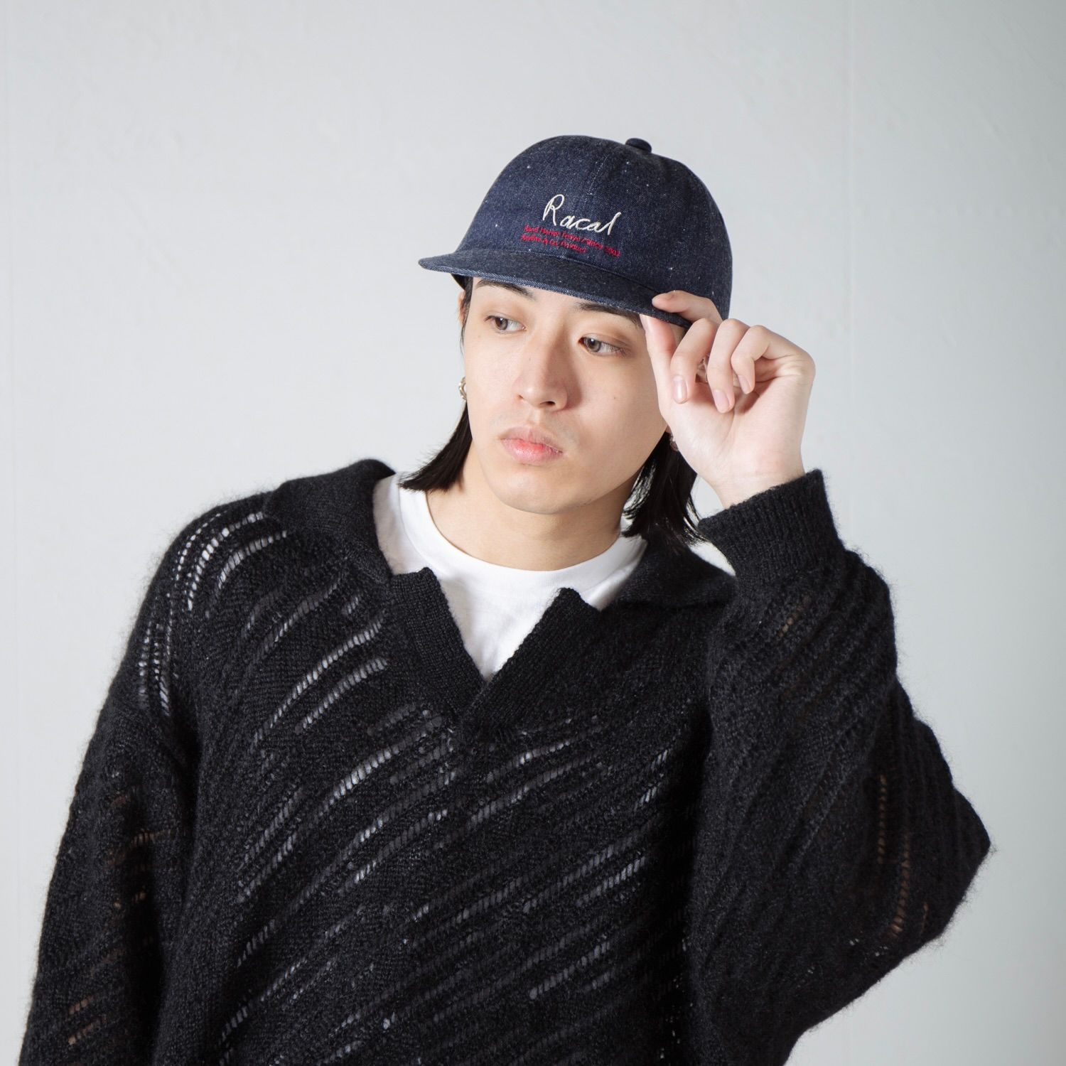 【残り一点】Flat Visor Denim Cap