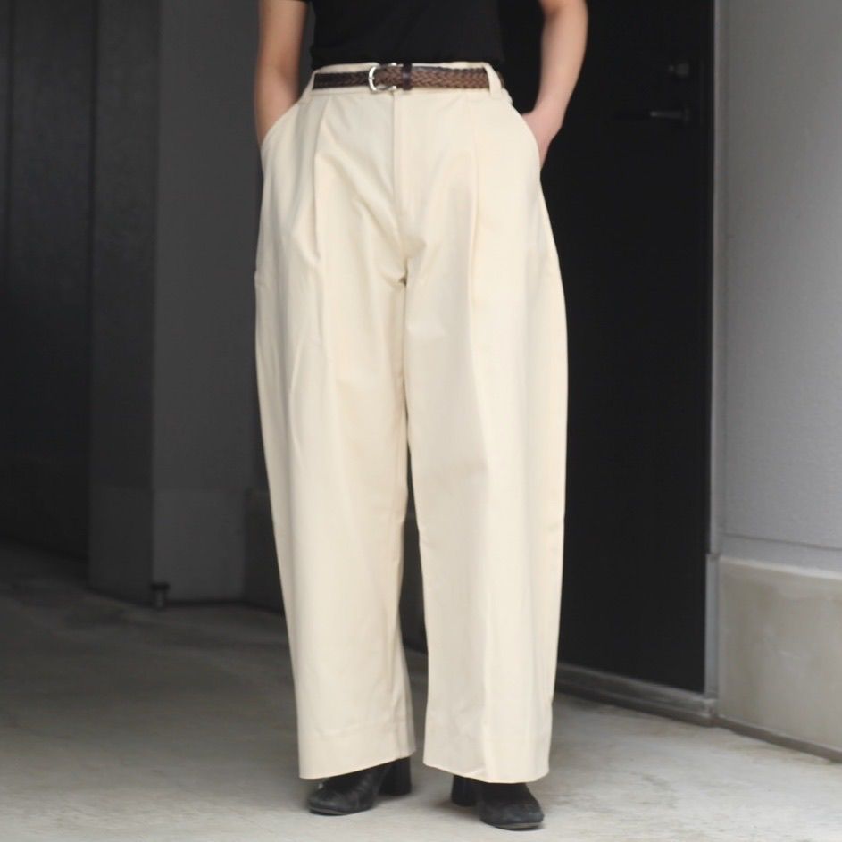 極美品スタジオニコルソンDeep Pleat Volume Pant SORTE-