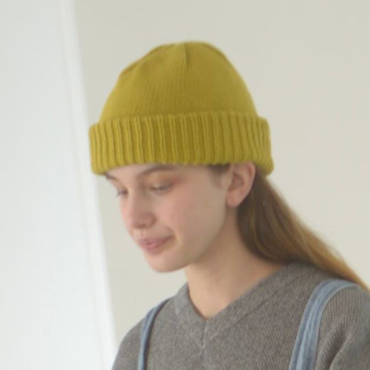 【残りわずか】Knit Cap(YELLOW)