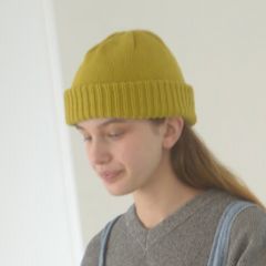 【残りわずか】Knit Cap(YELLOW)