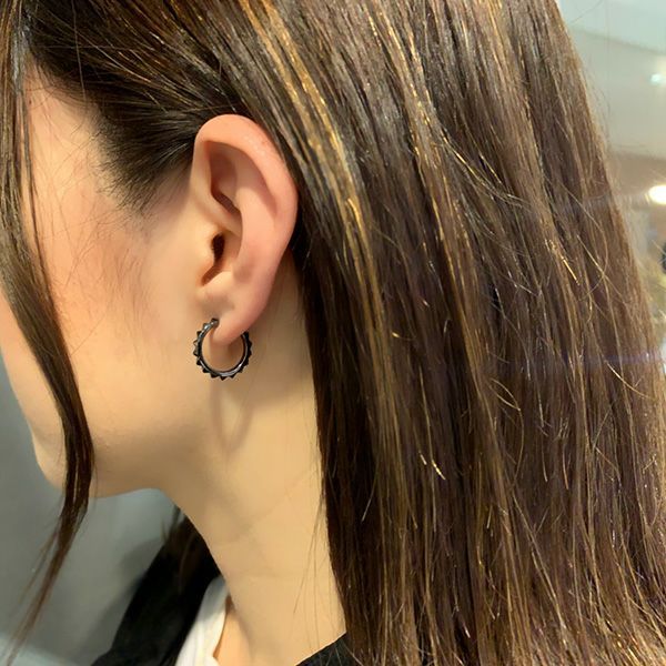 【お取り寄せ注文可能】Multiple Studs Pierce_L(BLACK)