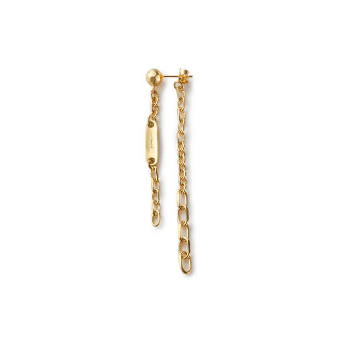 【お取り寄せ注文可能】Mix Chain Pierce_No.2(GOLD)