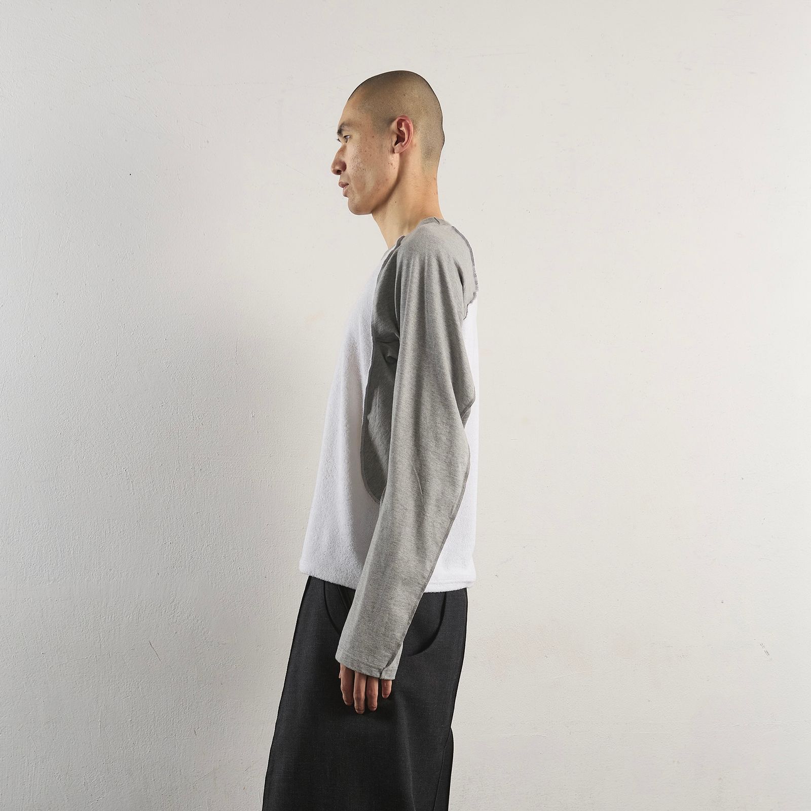 【残り一点】Terry Panelled Raglan Sleeve T-shirt